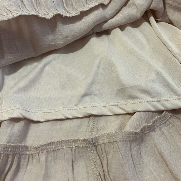 Sweet Wanderer Tiered Maxi Dress XL Boho Prairie Country Earthy Lagenlook Forest - Picture 7 of 9